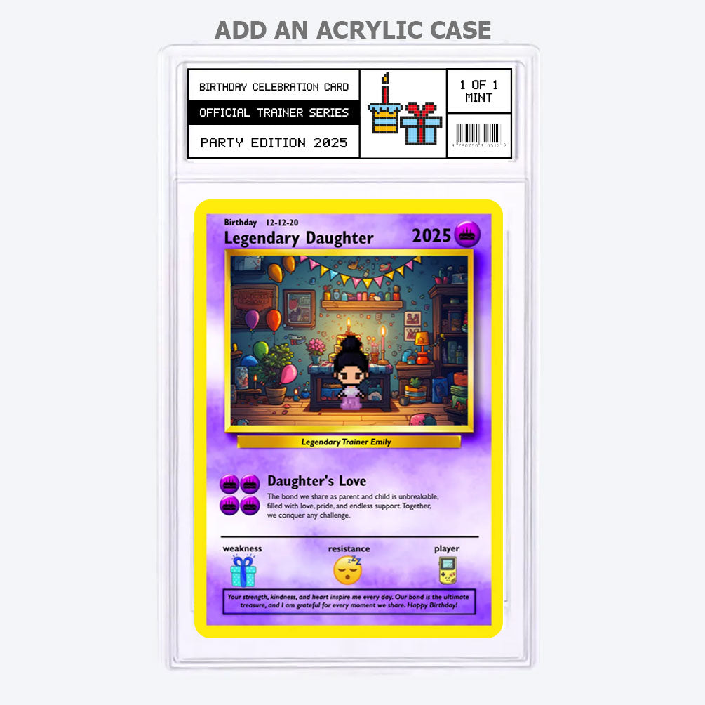 Daughter Birthday Card - Build Your Own