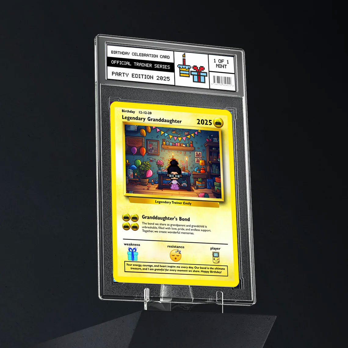 Granddaughter Birthday Card - Build Your Own