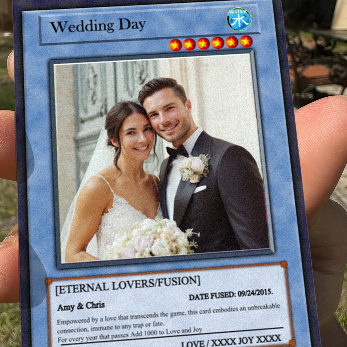 Yu-Gi-Love Wedding Card - Photo