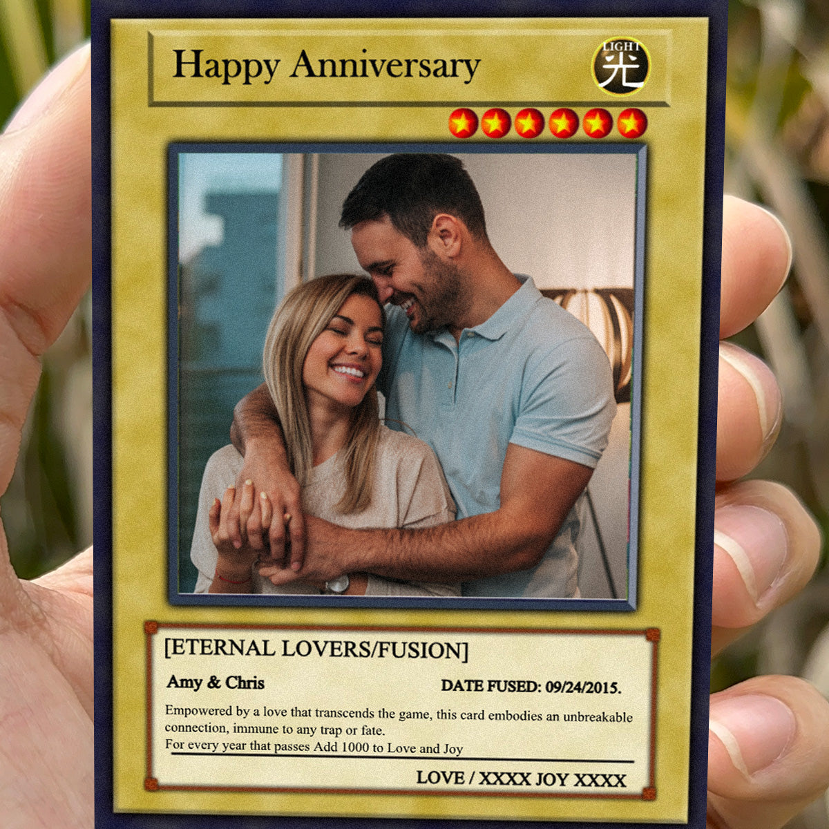 Yu-Gi-Love Anniversary Card - Photo
