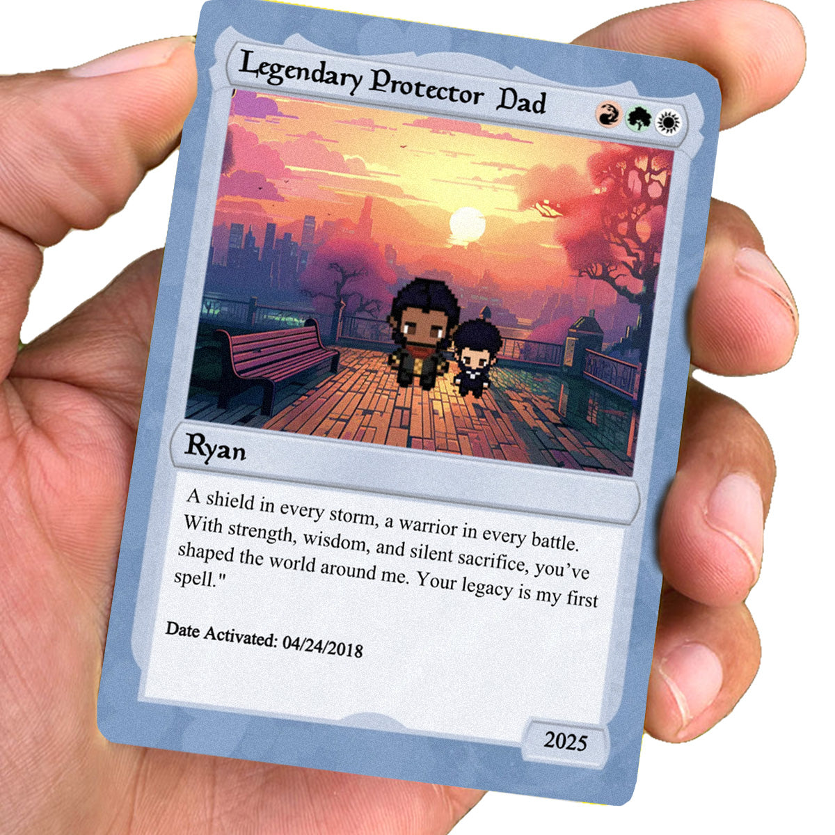 Love The Gathering For Dad Card - Build Your Own