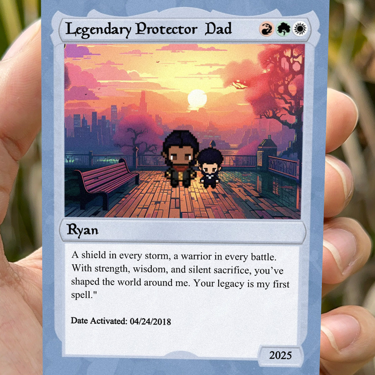 Love The Gathering For Dad Card - Build Your Own