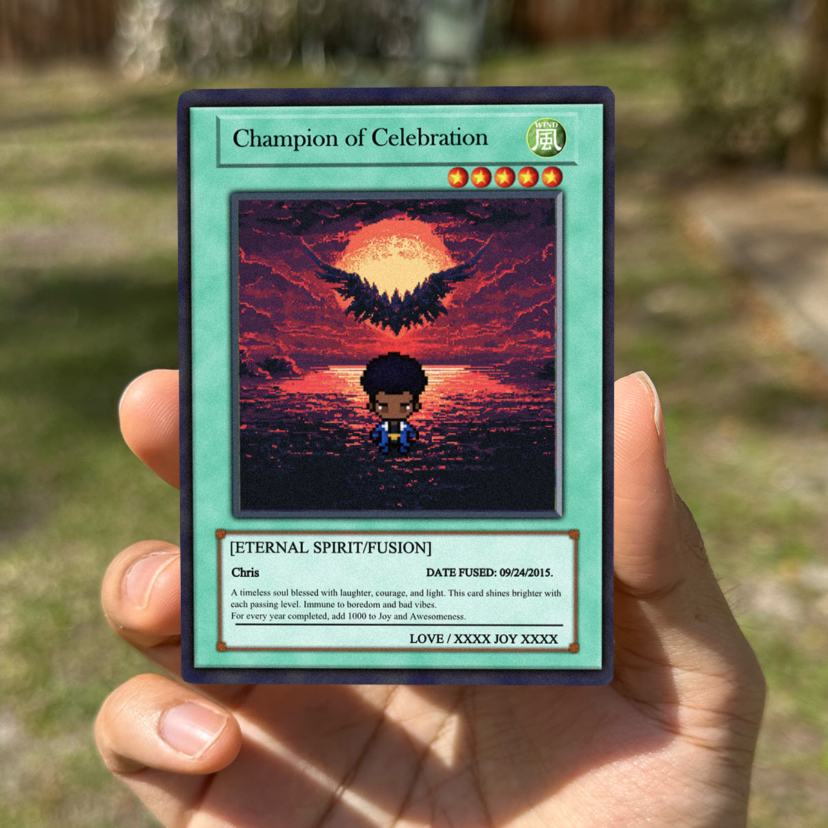 Yu-gi Love birthday Card - Build Your Own