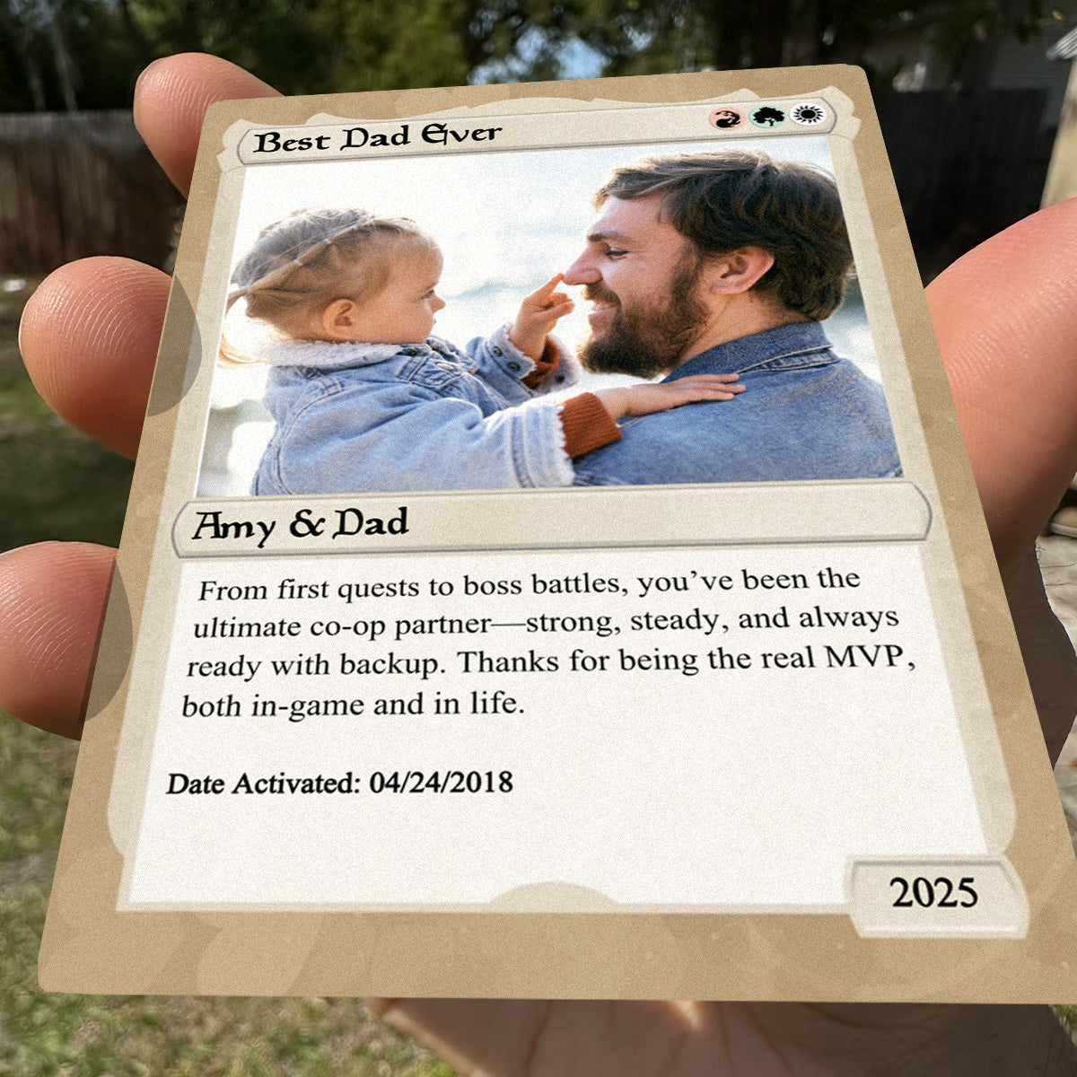 Love The Gathering Father's day Card - Photo