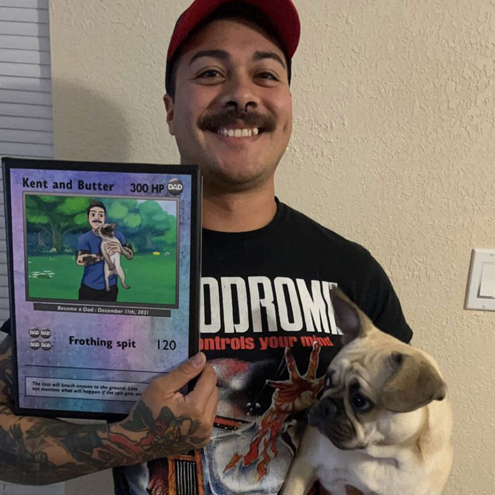 Poke papá - Arte dibujado a mano 1