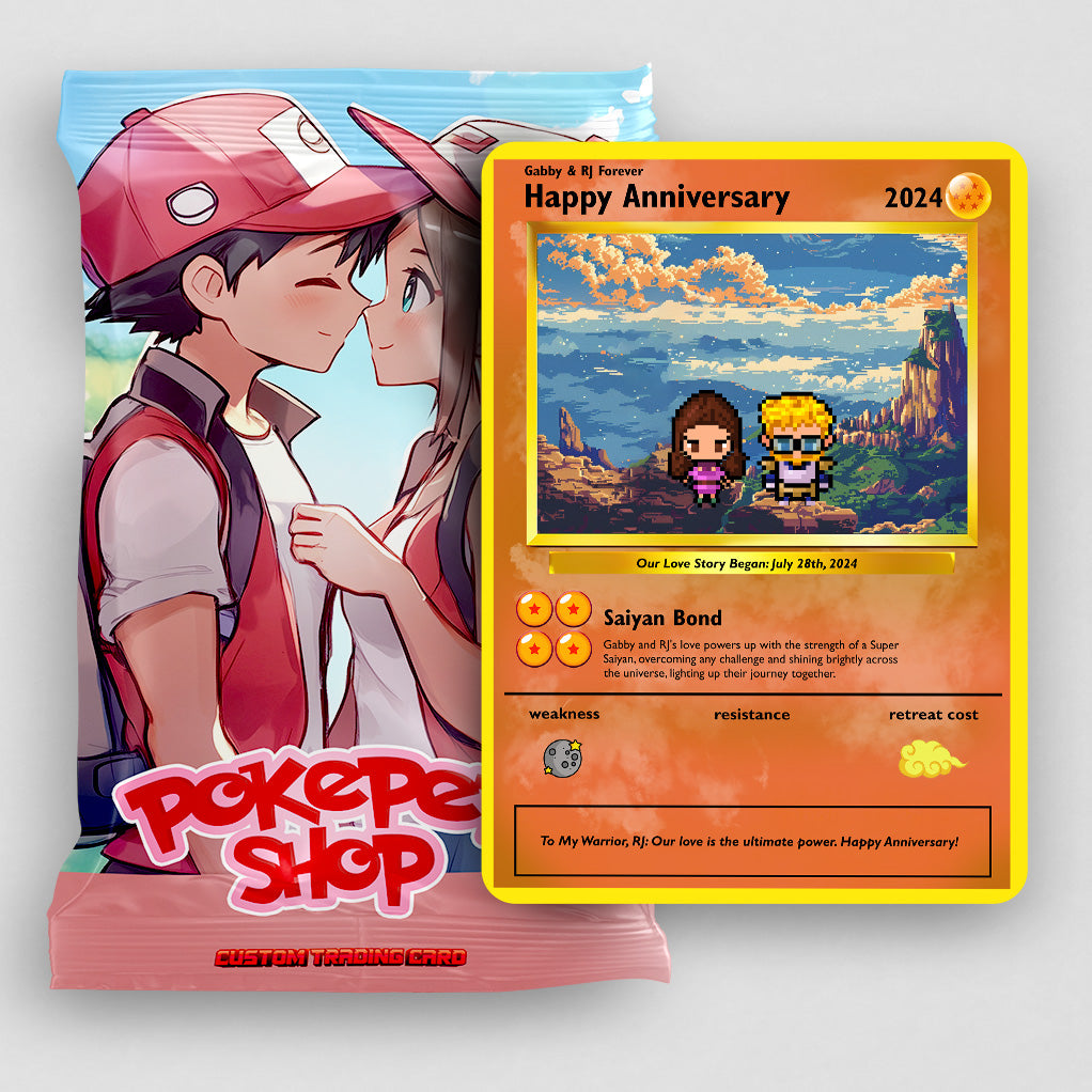 Super Saiyan Love Card - Build Your Own