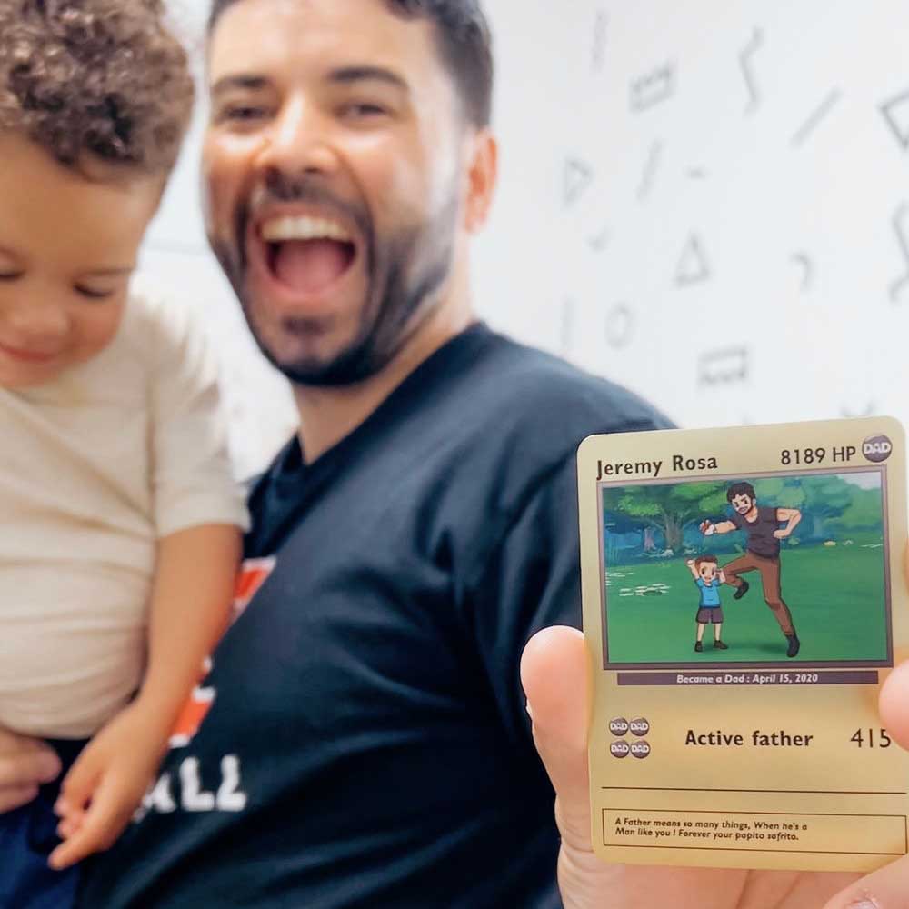 Poke papá - Arte dibujado a mano 1