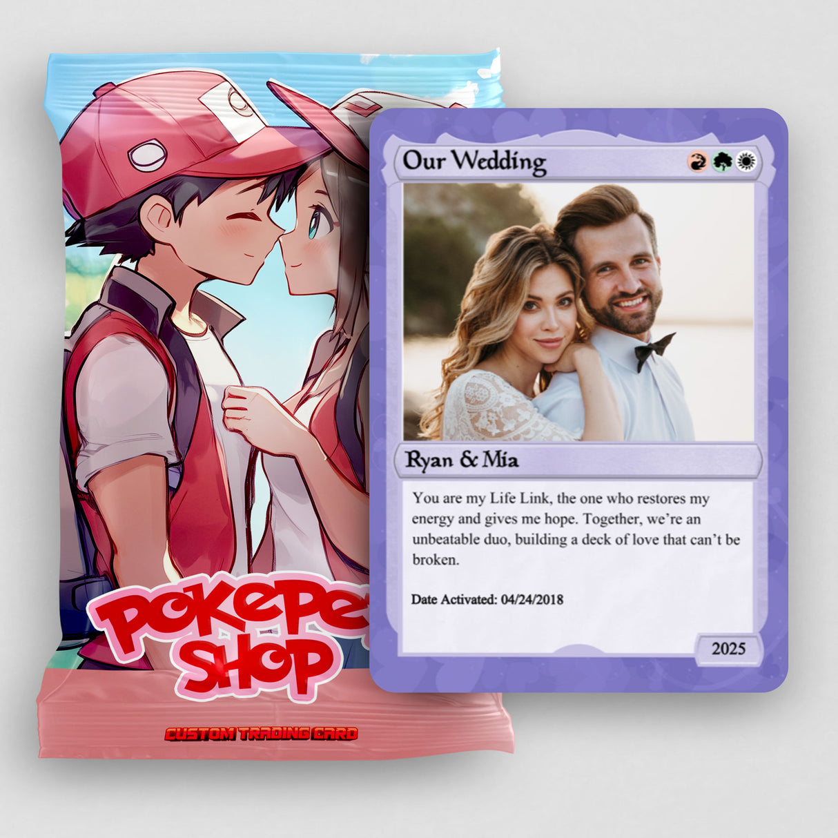 Love The Gathering Wedding Card - Photo