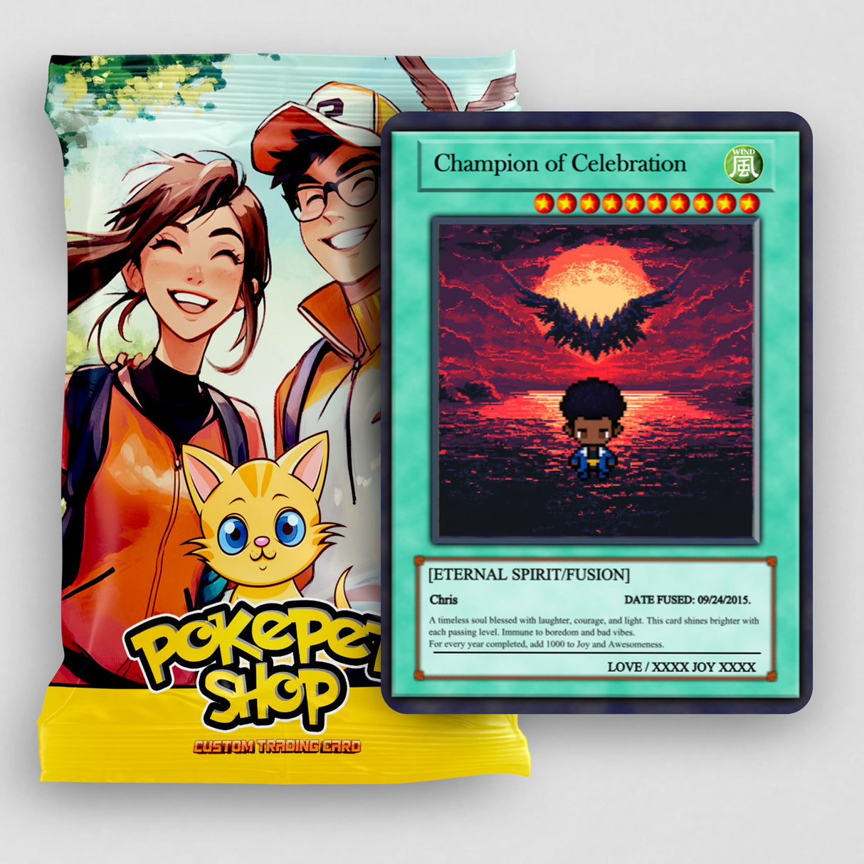 Yu-gi Love birthday Card - Build Your Own