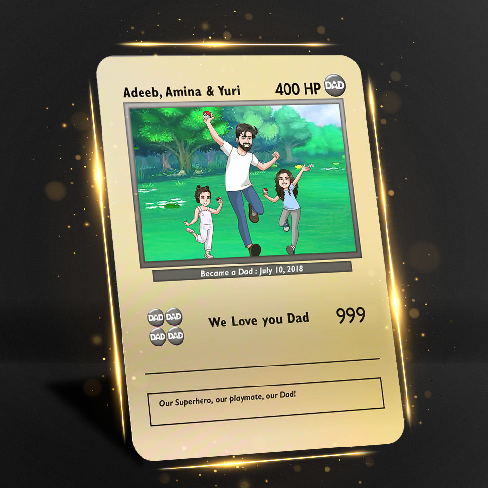 Poke papá - Arte dibujado a mano 1