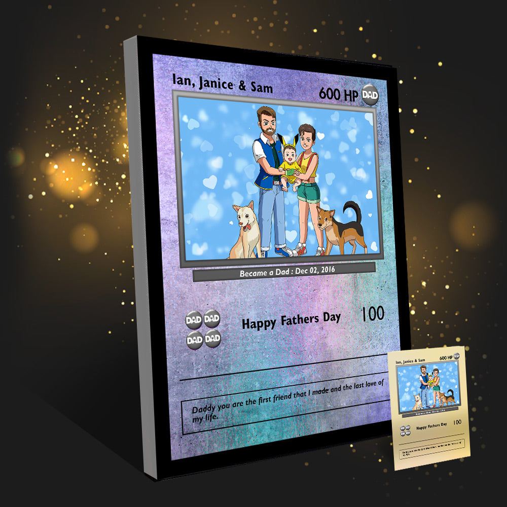 Poke papá - Arte dibujado a mano 1