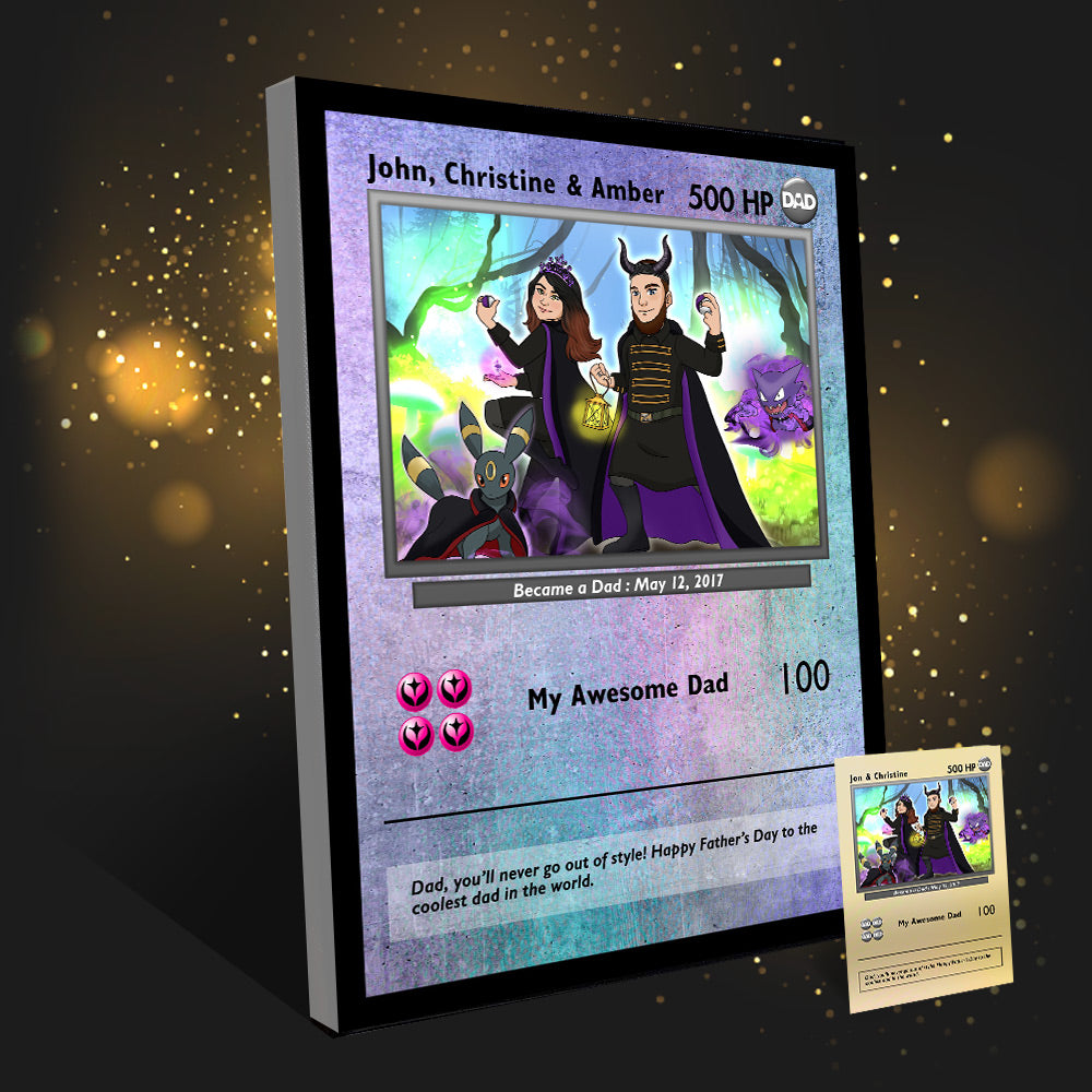 Poke papá - Arte dibujado a mano 1