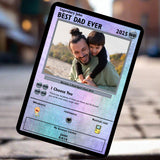 Tarjeta de papá - Construye tu propia foto
