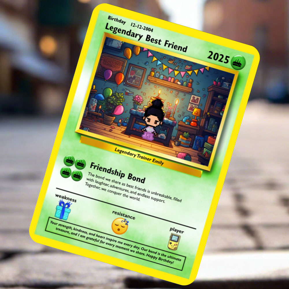 Best Friend Birthday Card - Build Your Own