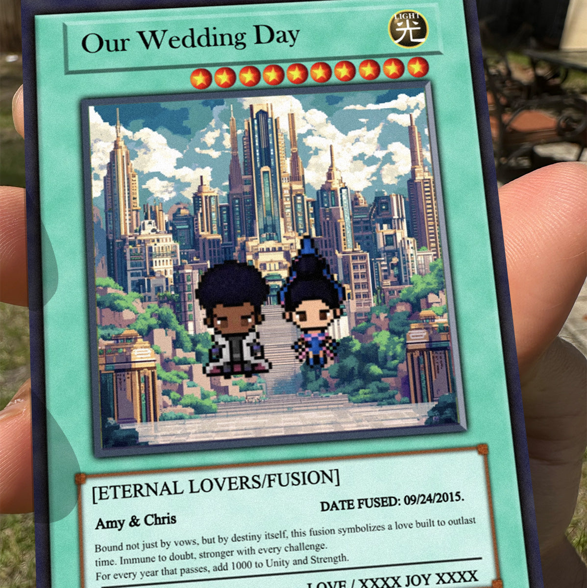 Yu-gi Love Wedding Card  - Build Your Own