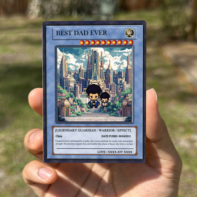 Yu-gi Love For Dad Card  - Build Your Own