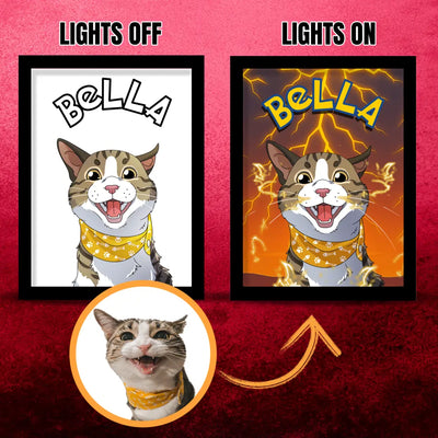 Custom PokePet Light Box Art