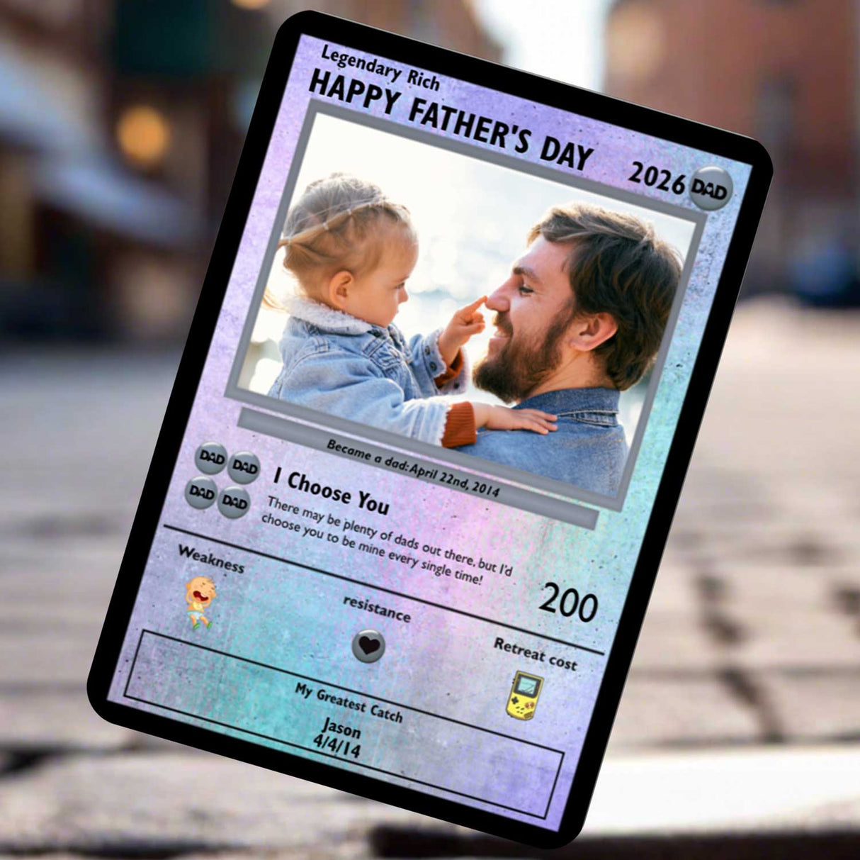 Dad Card - Build Your Own Photo