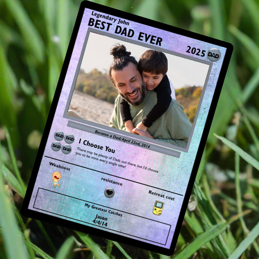 Tarjeta de papá - Construye tu propia foto