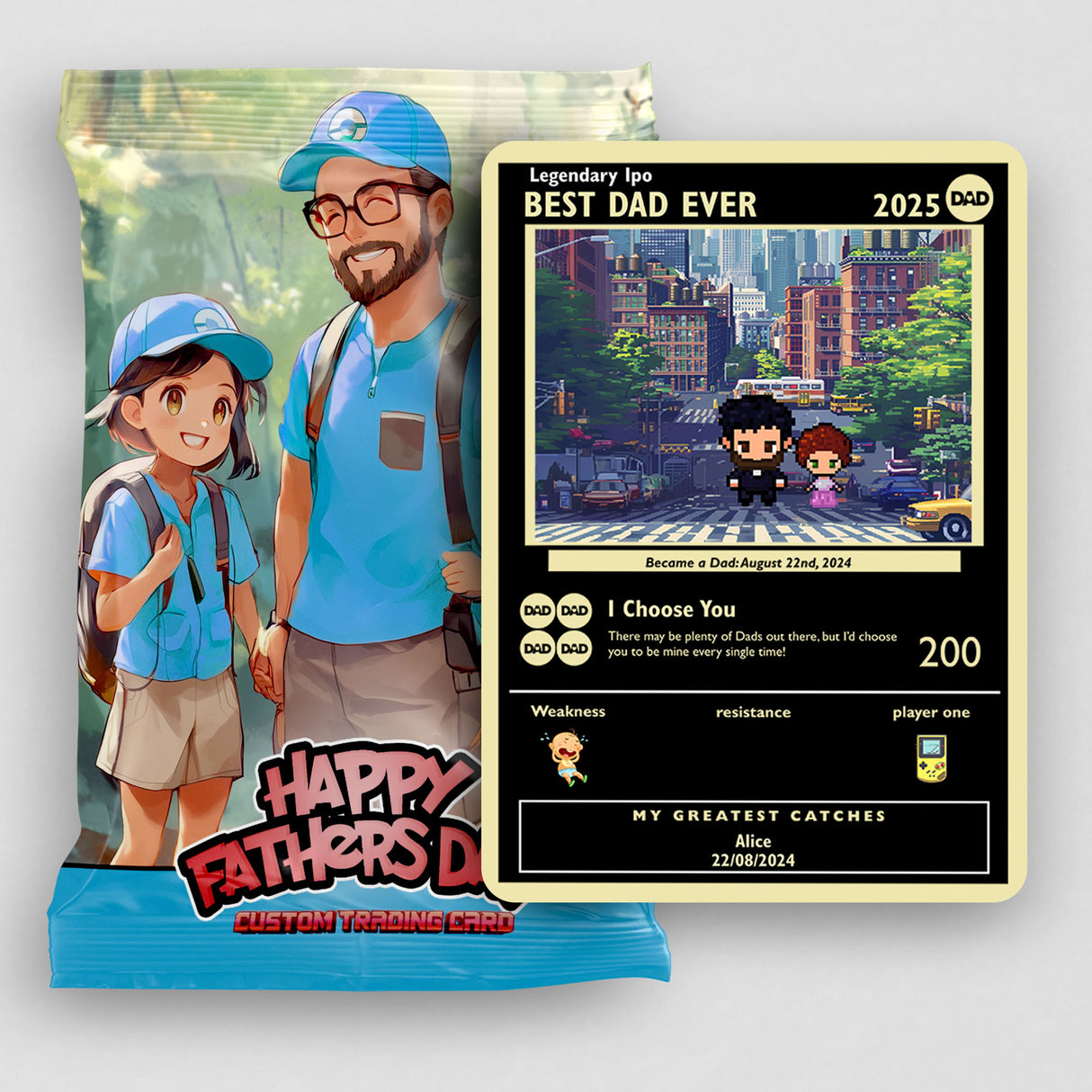 Dad Card Limited Gold Edition - Build Your Own