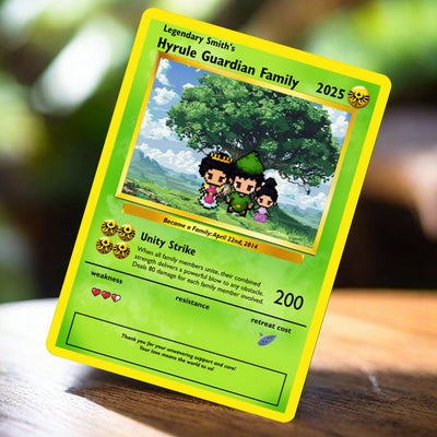 Hyrule Guardian Family Card - Build Your Own